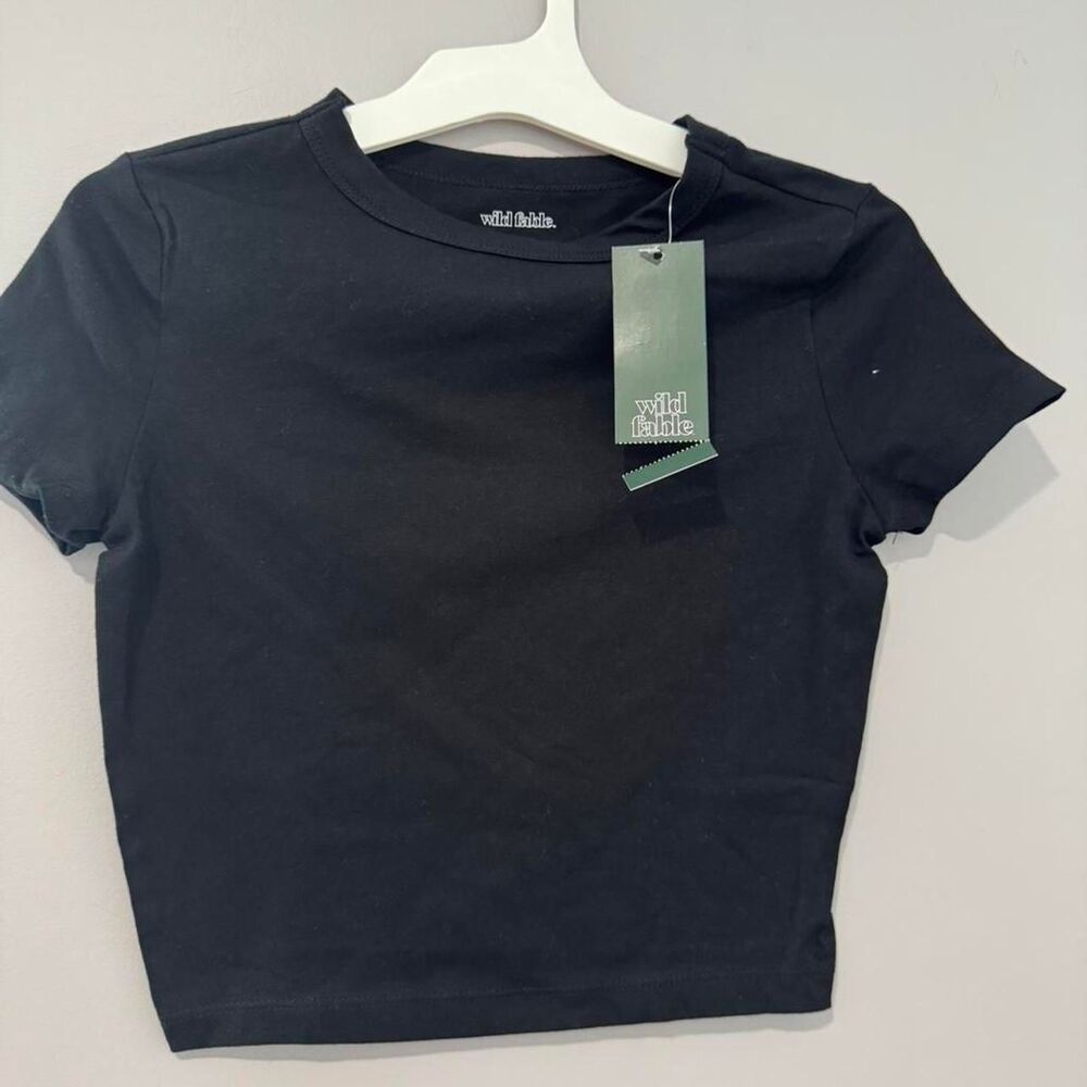 Wild-fable Women's Black T-shirt